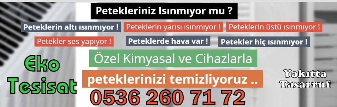 ekotesisat petek temizliği
